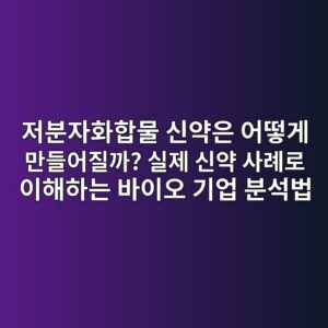 저분자화합물 신약은 어떻게 만들어질까? 실제 신약 사례로 이해하는 바이오 기업 분석법 8 eca080ebb684ec9e90ed9994ed95a9ebacbc ec8ba0ec95bdec9d80 ec96b4eb96bbeab28c eba78ceb93a4ec96b4eca788eab98c ec8ba4eca09c ec8ba0ec95bd 1789782741